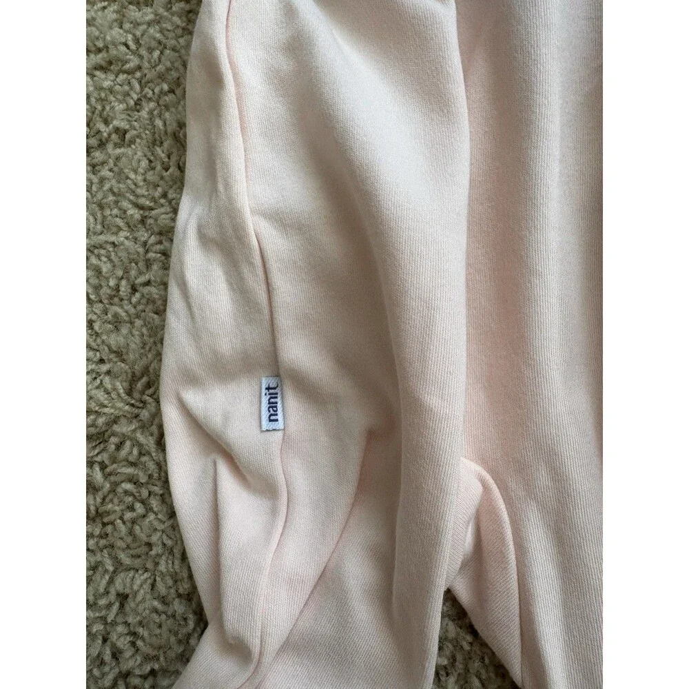 NANIT Breathing Wear Pajamas Pink 3-6 Months 100% Cotton Double Zipper NWOT